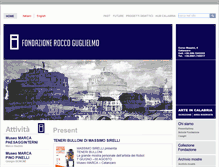 Tablet Screenshot of fondazioneroccoguglielmo.it